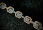 Collier Collier à mailles octogonales en or jaune 18 carats et diamants 58 Facettes Collier 01