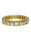 Bague 51 Alliance tour complet en or jaune 18K et diamants 2,40 ct 58 Facettes 1679