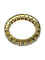 Bague 51 Alliance tour complet en or jaune 18K et diamants 2,40 ct 58 Facettes 1679