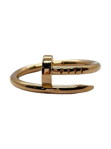 Bague 48 Cartier Clou - Bague petit modèle en or rose 18K 58 Facettes 1713