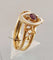 Bague 62 BAGUE ANCIENNE MARQUISE EMAIL AMETHYSTE PERLES 58 Facettes R 750 Rie