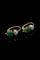Boucles d'oreilles Boucles d’oreilles - Or jaune 18 carats, émeraude et perle naturelle 58 Facettes