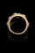 Bague 53 Cozzolino - Bague bombée en or jaune 18K diamants et rubis 58 Facettes