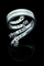 Bague 50 Bague serpent stylisée - Bague en or avec rubis et diamants 58 Facettes