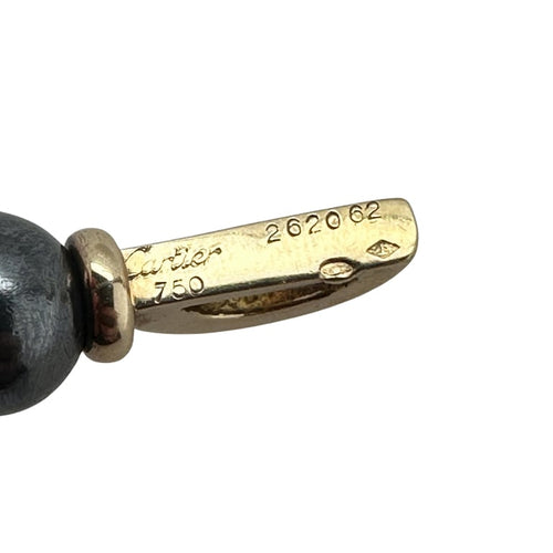 Bracelet Cartier - Bracelet perlé en or jaune et hématite 58 Facettes 50222