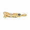 Pendentif Pendentif Chat Or jaune, Or blanc Saphir 58 Facettes 5189854RV