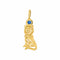 Pendentif Pendentif Chat Or jaune, Or blanc Saphir 58 Facettes 5189854RV