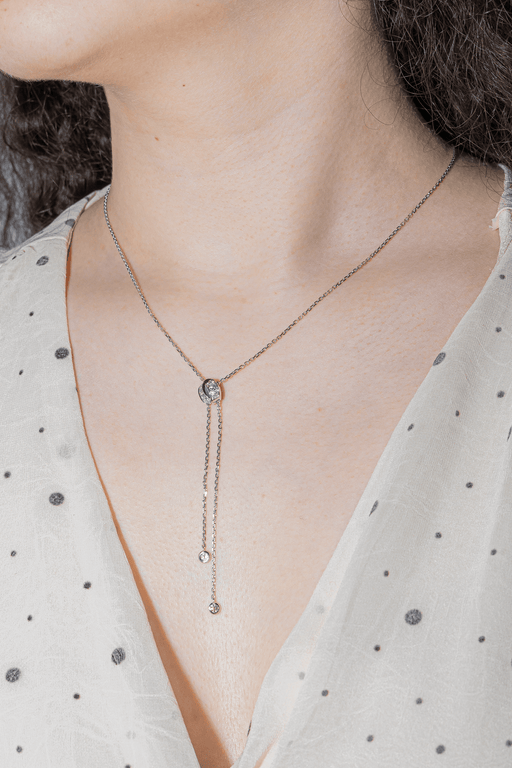 Collier Chaumet Collier Négligé Lien séduction Or blanc Diamant 58 Facettes 3900318RV
