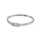 Bague 53 Mauboussin Bague Trois grains d'amour Or blanc Diamant 58 Facettes 5119853RV