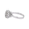 Bague 52 Bague Marguerite  Or blanc Diamant 58 Facettes 5062434CN