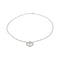 Collier Collier Or blanc Diamant 58 Facettes 4958923CN