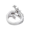 Bague 51 Bague Or blanc Diamant 58 Facettes 4870279CN