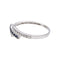 Bague 54 Bague  Or blanc Diamant, Saphir 58 Facettes 4958838CN