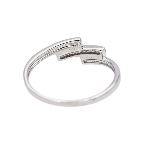 Bague 54 Bague  Or blanc Diamant, Saphir 58 Facettes 4958838CN