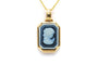 Pendentif Pendentif années 50 en or jaune 18 carats serti d’un camée en agate 58 Facettes 23514