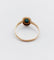 Bague 57 Bague marguerite antique en or rose 18k, turquoise et perles 58 Facettes A06765