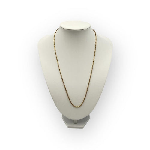 Collier Chaîne - Maille forçat en or jaune 750, 58 cm 58 Facettes 149066456