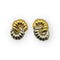 Boucles d'oreilles Boucles d'oreilles coquillage en or jaune et or blanc 750 58 Facettes 149066042