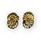 Boucles d'oreilles Boucles d'oreilles coquillage en or jaune et or blanc 750 58 Facettes 149066042