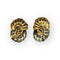 Boucles d'oreilles Boucles d'oreilles coquillage en or jaune et or blanc 750 58 Facettes 149066042