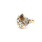 Bague 58 Bague en or jaune 18 ct avec diamants taille poire 58 Facettes 171/F