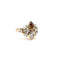 Bague 58 Bague en or jaune 18 ct avec diamants taille poire 58 Facettes 171/F
