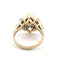 Bague 58 Bague en or jaune 18 ct avec diamants taille poire 58 Facettes 171/F