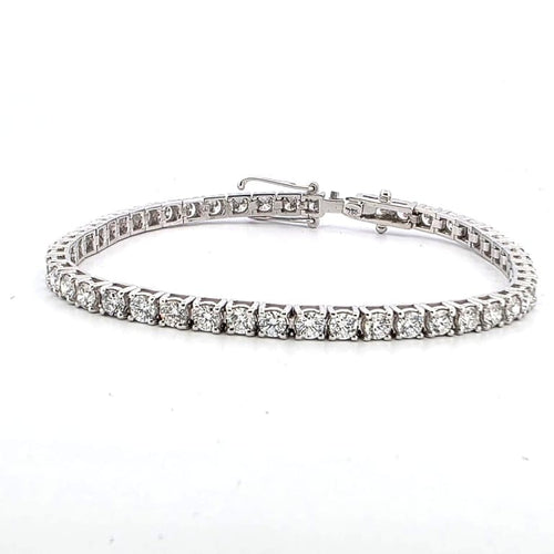 Bracelet Bracelet tennis - Bracelet en or blanc 18 ct et diamants 58 Facettes 164/i