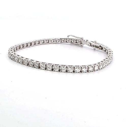 Bracelet Bracelet tennis - Bracelet en or blanc 18 ct et diamants 58 Facettes 164/i