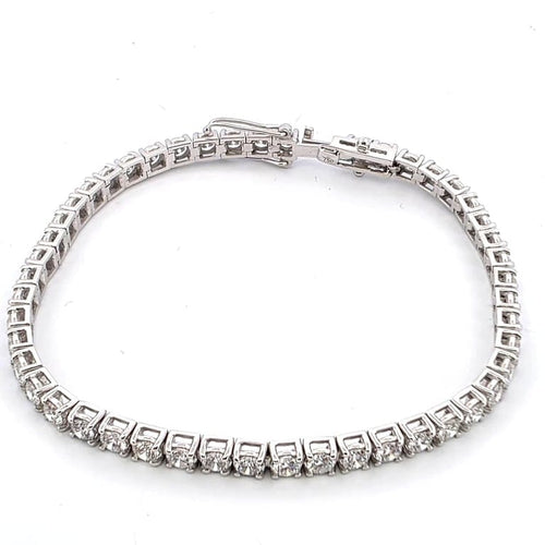 Bracelet Bracelet tennis - Bracelet en or blanc 18 ct et diamants 58 Facettes 164/i