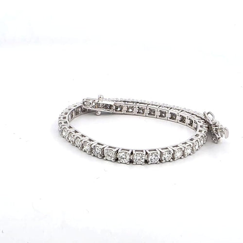 Bracelet Bracelet tennis - Bracelet en or blanc 18 ct et diamants 58 Facettes 164/i