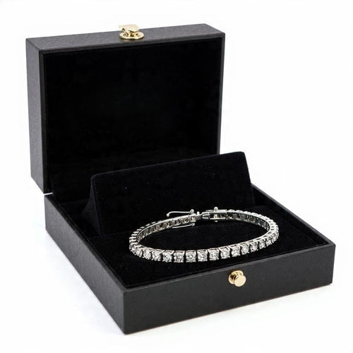 Bracelet Bracelet tennis - Bracelet en or blanc 18 ct et diamants 58 Facettes 164/i