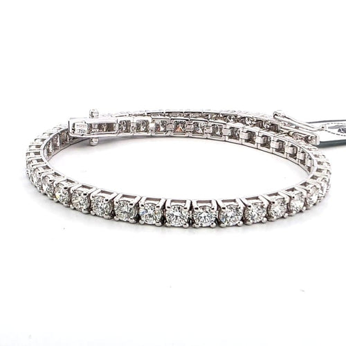 Bracelet Bracelet tennis en or blanc 18 ct avec diamants 58 Facettes 145 C
