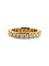 Bague 53 Alliance américaine - Bague tour complet en or jaune 18 carats et diamants 58 Facettes Ame