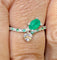 Bague 50 Mauboussin Toi et Moi - Bague en or blanc avec diamants et émeraudes 58 Facettes Mau