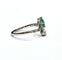 Bague 50 Mauboussin Toi et Moi - Bague en or blanc avec diamants et émeraudes 58 Facettes Mau