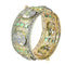 Bracelet Bracelet jonc victorien néo-égyptien à charnière orné de scarabées sertis de diamants et de pierres précieuses 58 Facettes 26050-0270