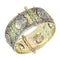 Bracelet Bracelet jonc victorien néo-égyptien à charnière orné de scarabées sertis de diamants et de pierres précieuses 58 Facettes 26050-0270