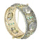 Bracelet Bracelet jonc victorien néo-égyptien à charnière orné de scarabées sertis de diamants et de pierres précieuses 58 Facettes 26050-0270