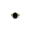 Bague 54 Bague en or jaune 750, saphir ovale et diamants 58 Facettes Z1351393