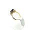 Bague 54 Bague en or jaune 750, saphir ovale et diamants 58 Facettes Z1351393