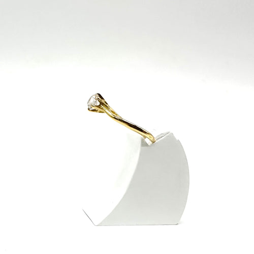 Bague 60 Solitaire - Bague en or jaune 750 avec diamant 0,75 ct 58 Facettes Z15B51303