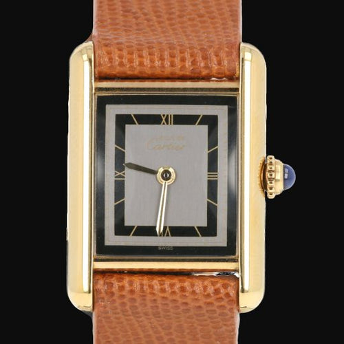 Montre Cartier Montre Tank Vermeil 58 Facettes MT45959