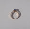 Bague 54.5 Bague solitaire XIXe siècle en or rose 18 carats au lapis-lazuli 58 Facettes Bague