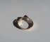 Bague 54.5 Bague solitaire XIXe siècle en or rose 18 carats au lapis-lazuli 58 Facettes Bague