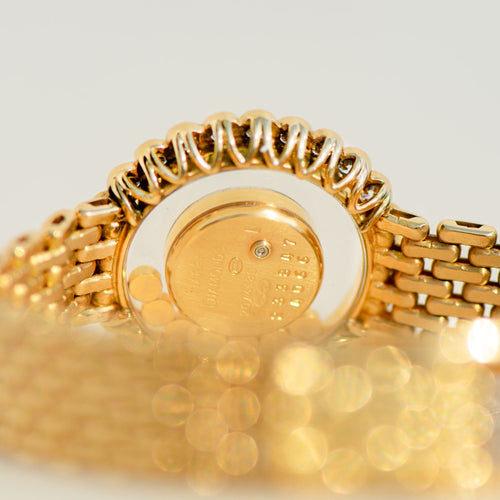 Montre Chopard Happy Diamonds - Montre femme en or jaune 18k et diamants 58 Facettes 3292