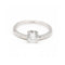 Bague MUM - Bague en or blanc 18 ct et diamant de laboratoire 1,00 ct 58 Facettes UKD362912MM