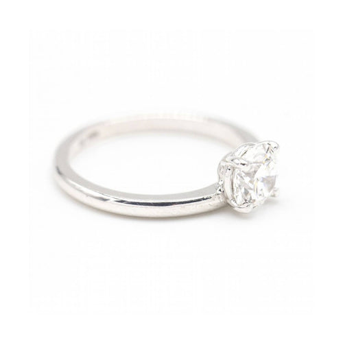 Bague MUM - Bague en or blanc 18 ct et diamant de laboratoire 1,00 ct 58 Facettes UKD362912MM