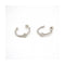 Boucles d'oreilles FLEUR - Boucles d’oreilles en argent 925 et acier 316L avec diamants 58 Facettes UKD363912SO