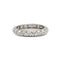Bague 50 Alliance - Bague en or blanc 750 sertie de diamants demi-taille 58 Facettes 260079R